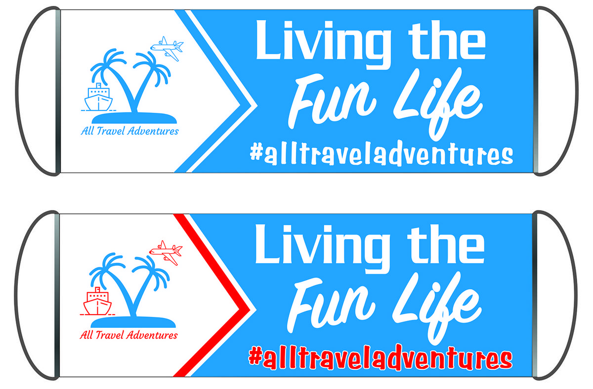 Retractable Hand Banners for Travel Agents