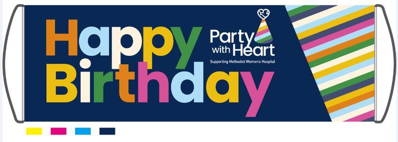 Mega Plus Birthday Banner